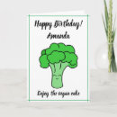 Search for vegan birthday cards Broccoli