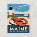 Search for lobster postcards Lighthouse