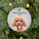 Search for poodle ornaments Keepsake