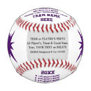 Search for purple baseballs White