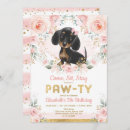 Search for dachshund invitations Sausage dog