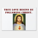 Search for love jesus outdoor signs Catholic