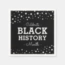 Search for african american napkins Black history month