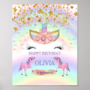 Search for rainbow unicorn posters Purple