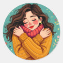 Search for hug stickers Girl