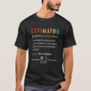 Search for funny estimator tshirts Quote