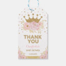 Search for royal princess birthday favor tags For her
