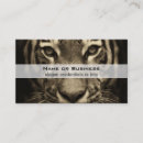 Search for tiger business cards Cat