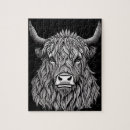 Search for highland cow puzzles Illustration