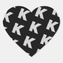 Search for letter k stickers Black