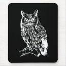 Search for owl mousepads Drawing