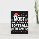 Search for softball christmas cards Funny