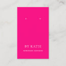 Search for earring display cards Pink