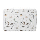 Search for fish fishing fisherman bath mats Pattern