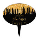 Search for sweet 16 cake toppers Black