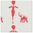 Search for african american fabric Red