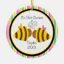Search for first anniversary ornaments Xmas