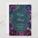 Search for teal and silver wedding invitations Floral