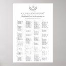 Search for alphabetical wedding seating charts Typography