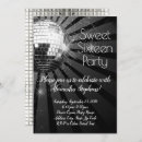 Search for disco sweet 16 invitations Retro