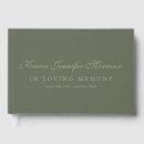 Search for olive guest books Green