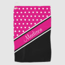 Search for hot pink golf towels Pattern