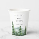 Search for wedding paper cups Rustic