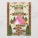 Search for tent birthday invitations glamping