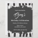 Search for piano birthday invitations Instrument