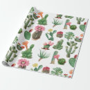 Search for cactus wrapping paper Watercolor