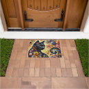 Search for black cat doormats Floral