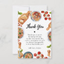 Search for food thank you cards Spaghetti