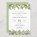 Search for italian engagement party invitations Botanical
