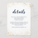 Search for accommodation enclosure cards Navy blue
