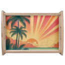 Search for hawaiian serving trays Colorful