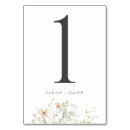 Search for wedding table cards Wildflower