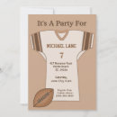 Search for football jersey invitations Kids