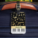 Search for piano luggage tags Pianist