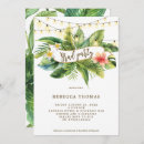 Search for tropical graduation invitations Palm leaves