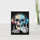 Search for musical halloween cards Skull