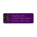 Search for gothic return address labels Purple