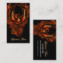 Search for phoenix bird business cards Mythical