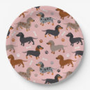 Search for dachshund paper plates Pink