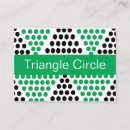 Search for triangle business cards Designer