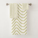 Search for green white stripe pattern bath towels Minimalist