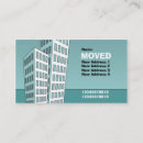 Search for moving announcement business cards House