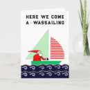 Search for boat christmas cards Santa claus