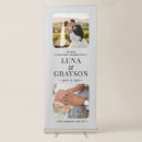 Search for backdrop wedding banners Simple handwritten script