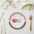 Search for apple plates First birthday