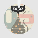 Search for mid century modern ornaments Cats